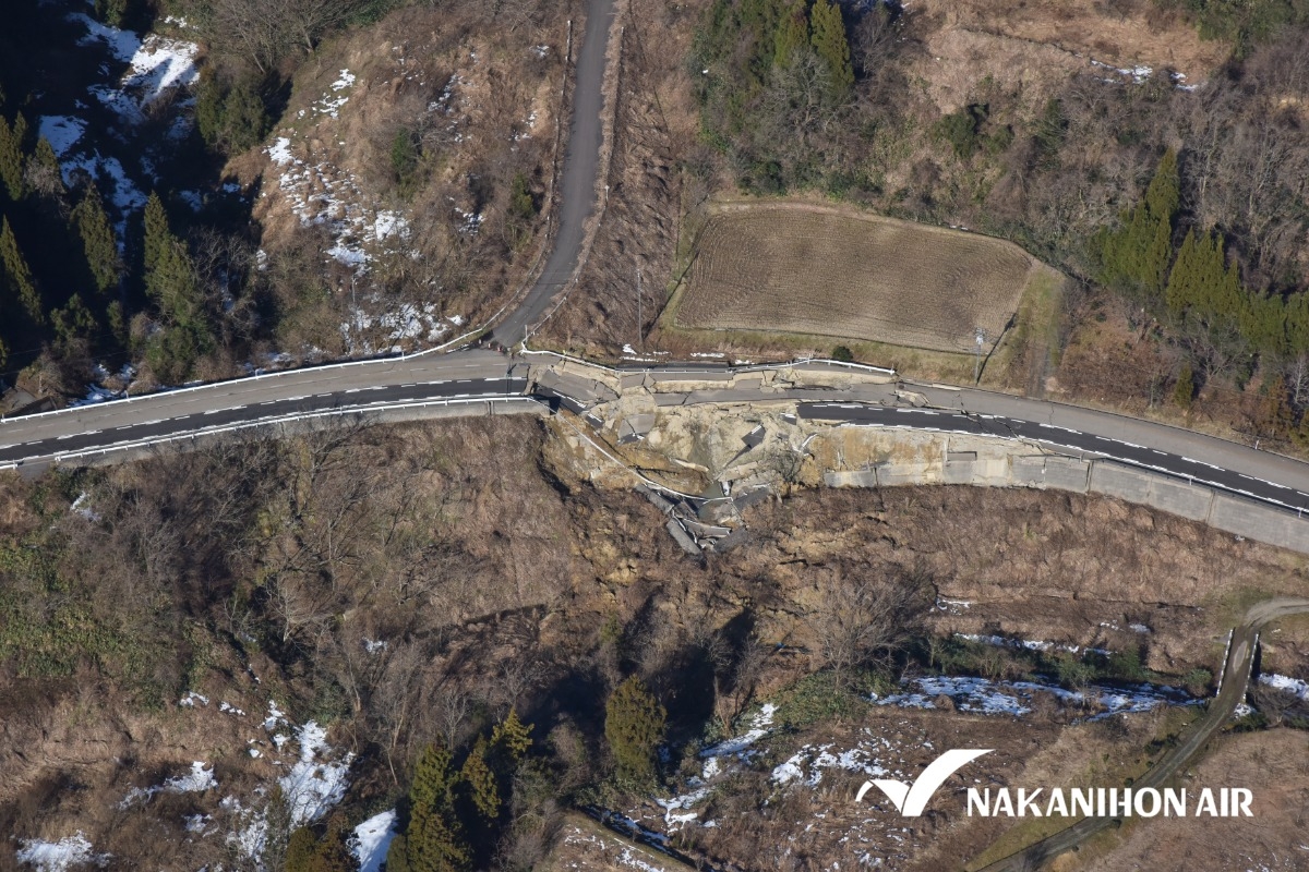 令和6年(2024年)1月1日に発生した能登半島地震で斜め写真撮影を実施