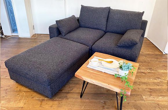 自由に組み替えられて便利！もっとリラックスできるローソファ | NOCE