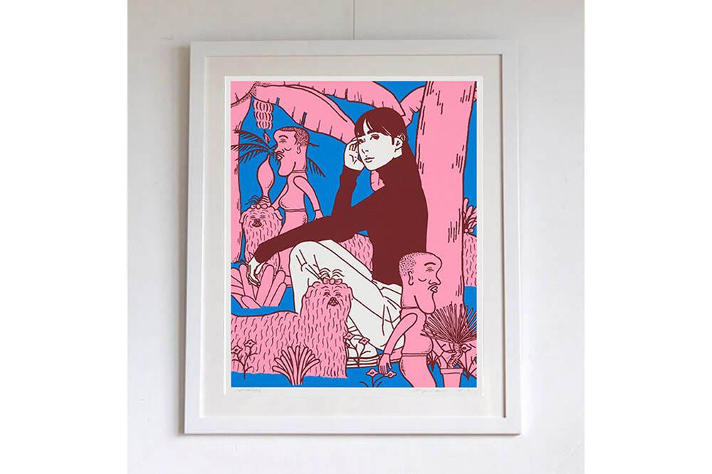 KYNE×NONCHELEEEのコラボシルクスクリーン ー NOISEKING ノイズキング