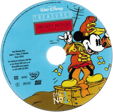 Walt Disney Treasures: Mickey Mouse In Living Color Incomplete 1