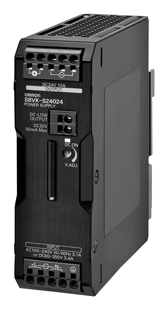 S8VK-S24024 OMRON INDUSTRIAL AUTOMATION, AC/DC DIN Rail Power
