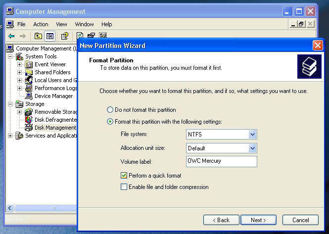 Newer Technology® : Microsoft Windows XP and Windows 2000 External