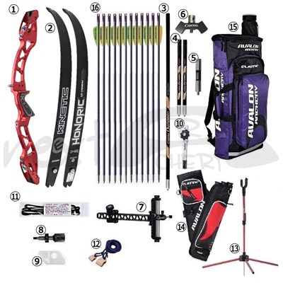 中級者向け アーチェリー16点セット 防具なし アーチェリー用品の専門