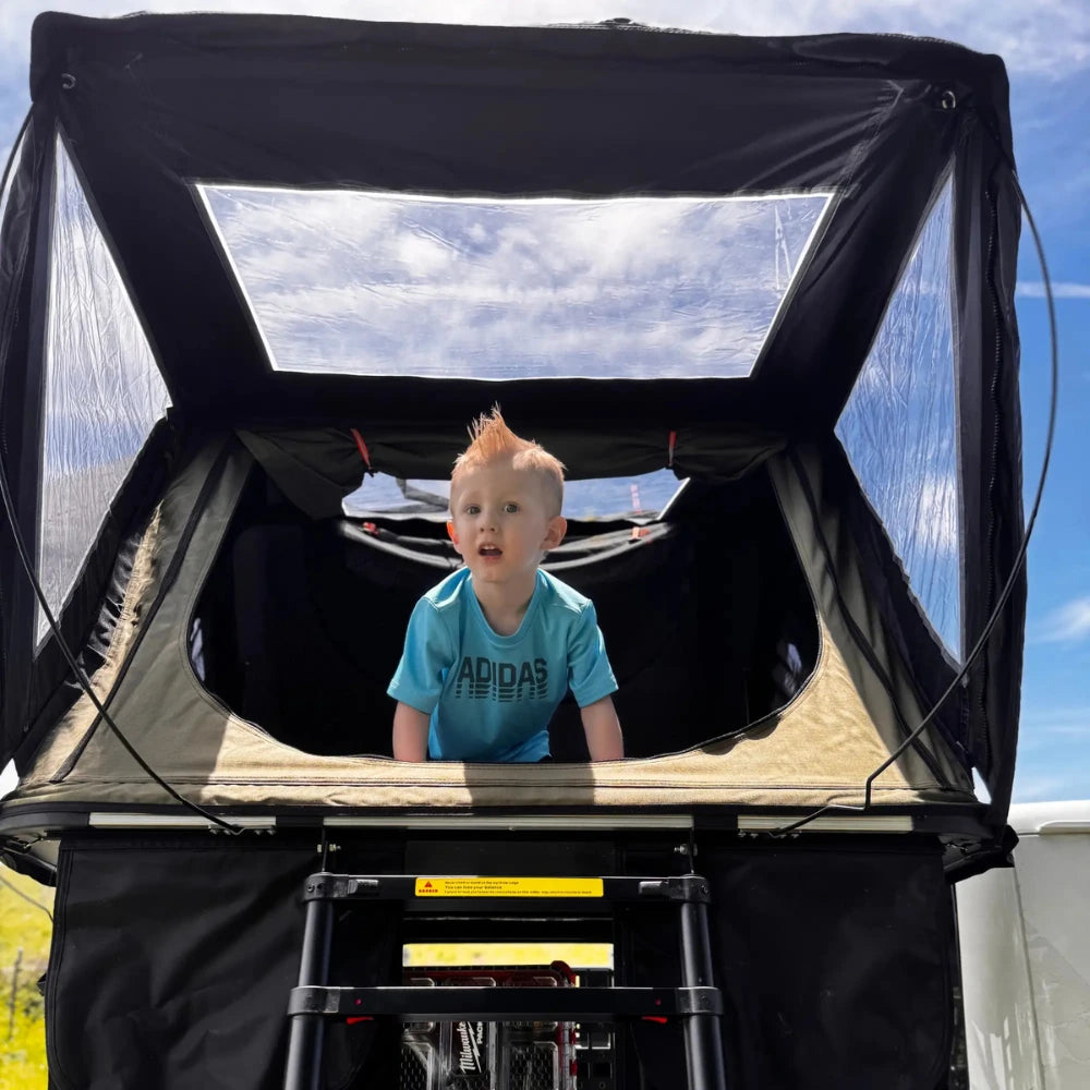 Naturnest ABS Fold-out Hard Shell Rooftop Tent | 2-3 Person | Add