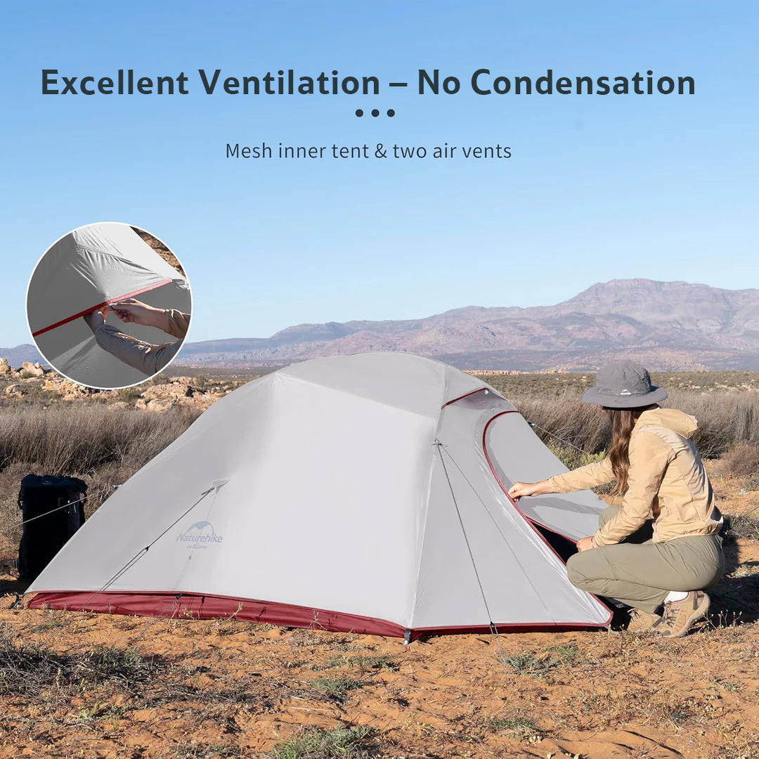 Cloud Up™ 3-Person Ultralight Backpacking Tent | Naturehike