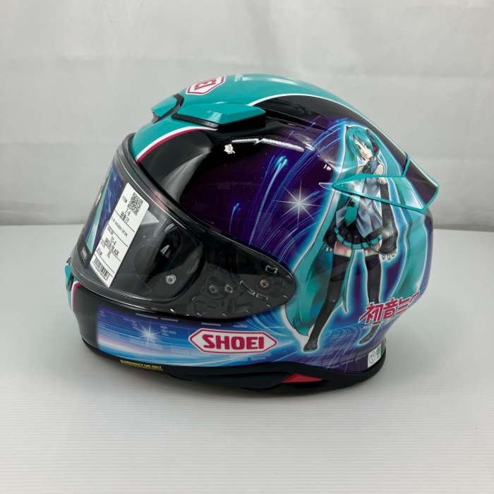 Z-8 初音ミク TC-4 GREEN/BLACK フルフェイスヘルメット｜フルフェイス