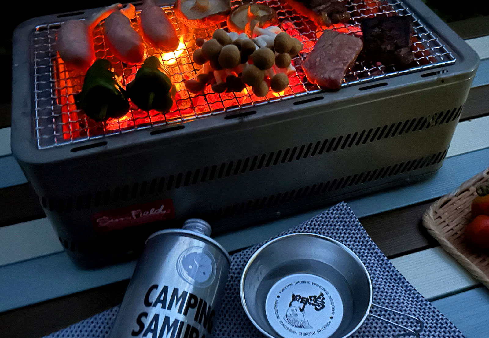 アウトドア愛好家に捧ぐ、NARUTOTAI CAMPING SAMURAIセット