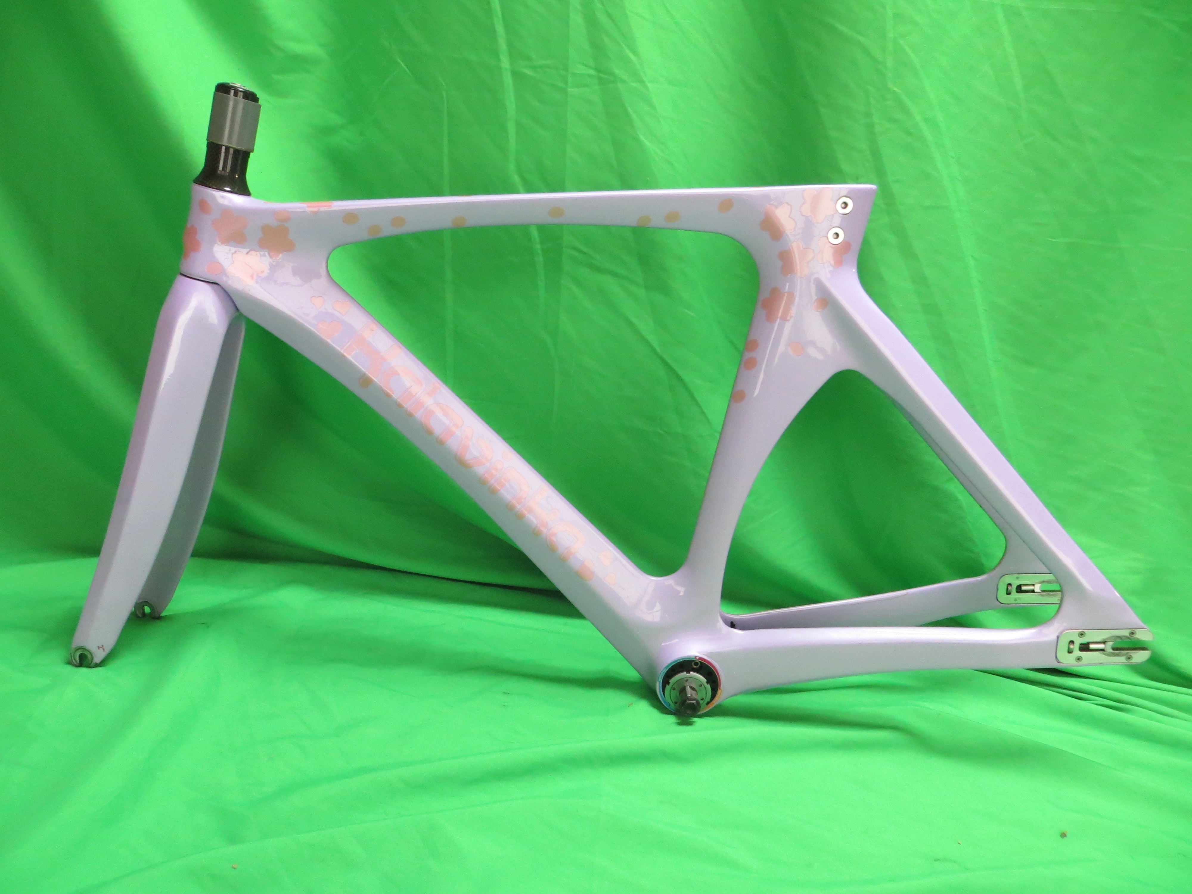 Rare! Kalavinka Girl'S Keirin Carbon Track Frame // Lavender