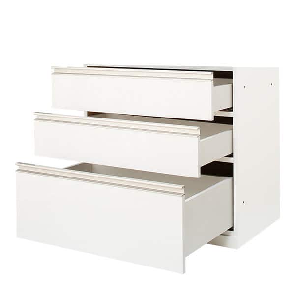 下台ロータイプ奥行51】(リガーレ L50-80C WH) | ニトリネット【公式