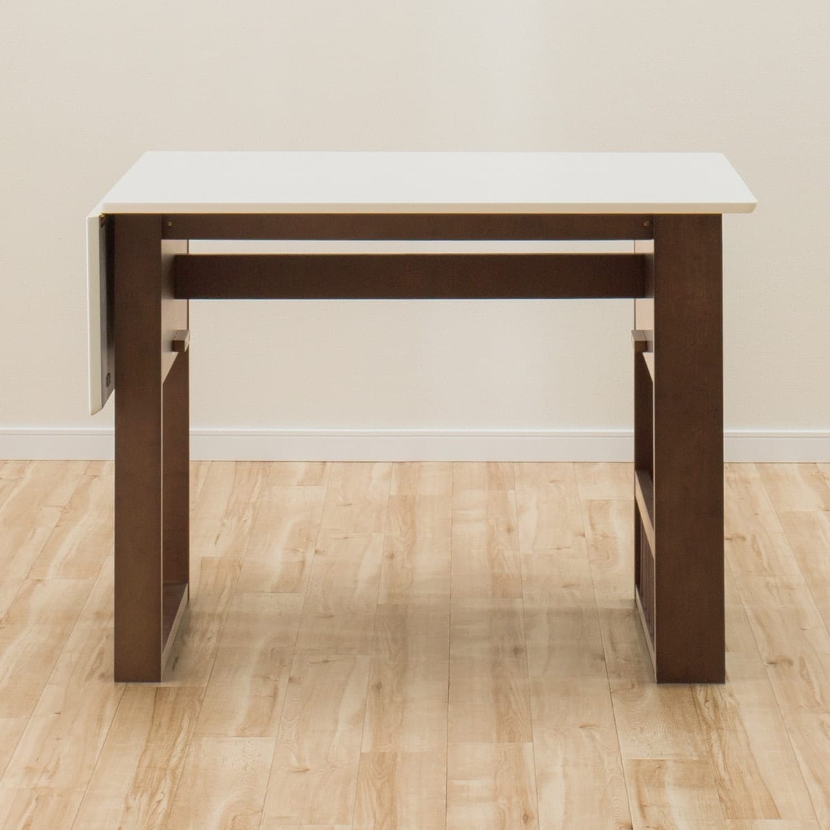 伸長式ダイニングテーブル(ロピア2 WH/MBR) | ニトリネット【公式