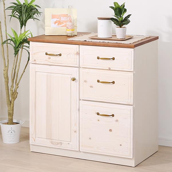 キッチンカウンター(シナモ80 WH) | ニトリネット【公式】 家具