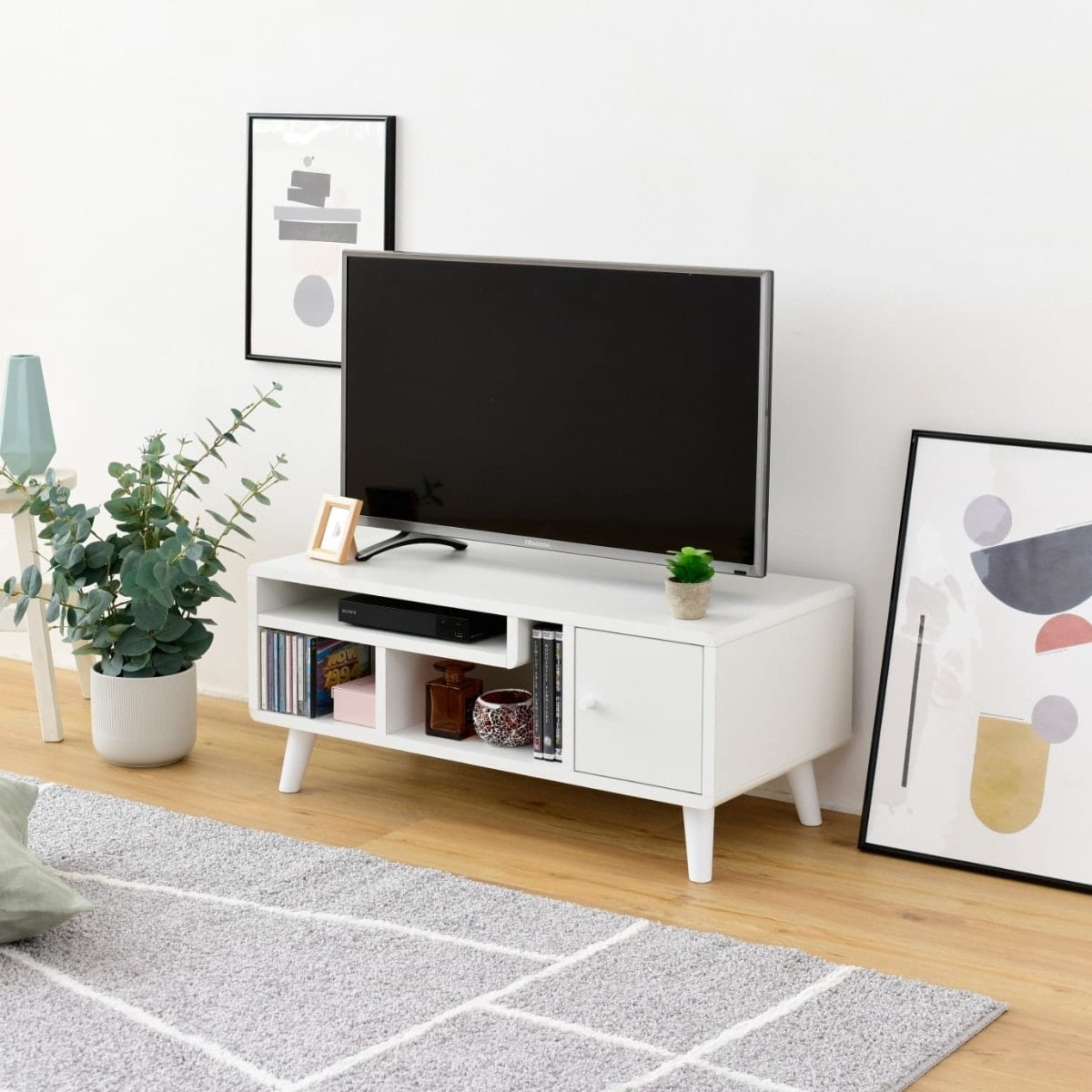 モダンなデザインのテレビ台 (幅80cm WH) | ニトリネット【公式】 家具