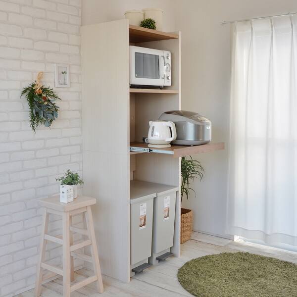 ごみ箱が入るキッチンラック (高さ約173cm WH) | ニトリネット【公式