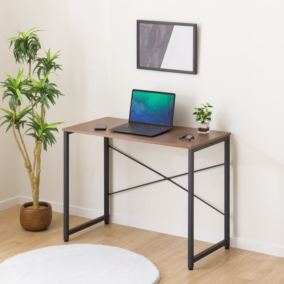 デスク(ZK001 95 MBR) | ニトリネット【公式】 家具・インテリア通販