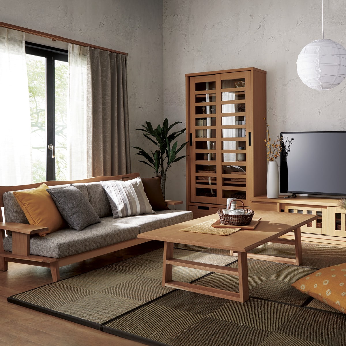 天然木センターテーブル (アケビNA 135) | ニトリネット【公式】 家具