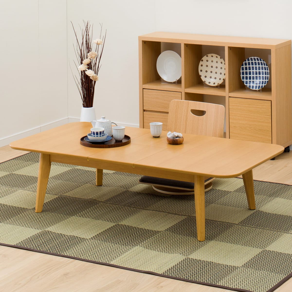 ローテーブル・座卓 ミドルブラウン | ニトリネット【公式】 家具