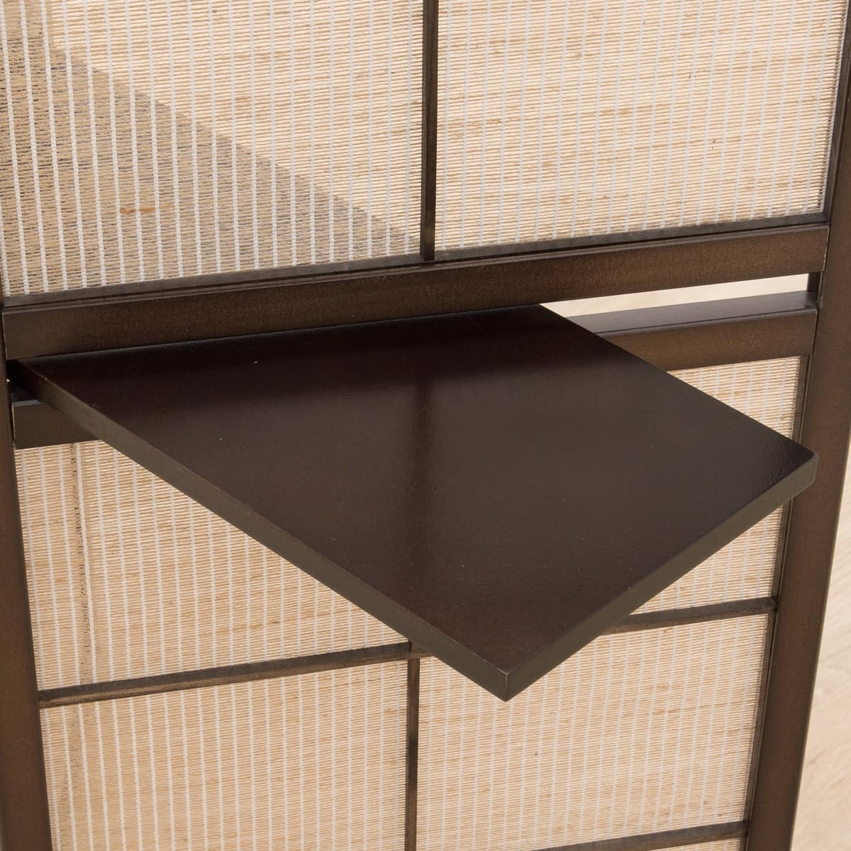 飾り棚付きスクリーン(カガリ 4レン DBR) | ニトリネット【公式】 家具