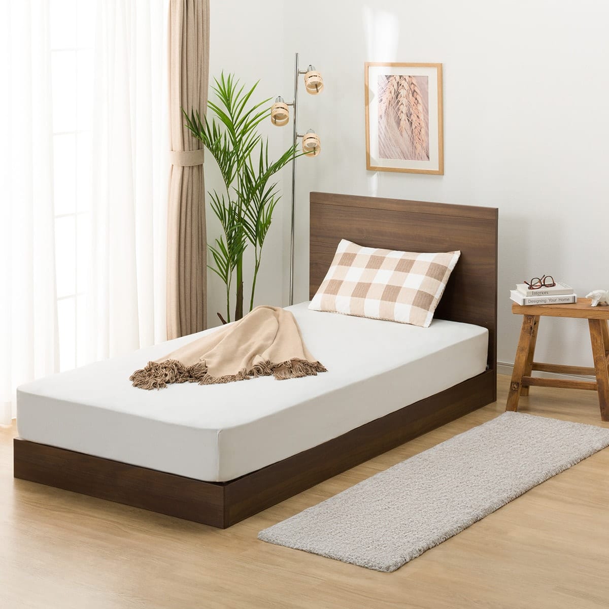 シングルベッドフレーム(NS-001 LEG/LOW 床板 MBR) | ニトリネット