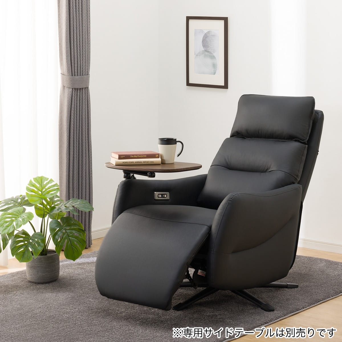 電動リクライニングパーソナルチェア 本革(一部合成皮革)タイプ (LE01