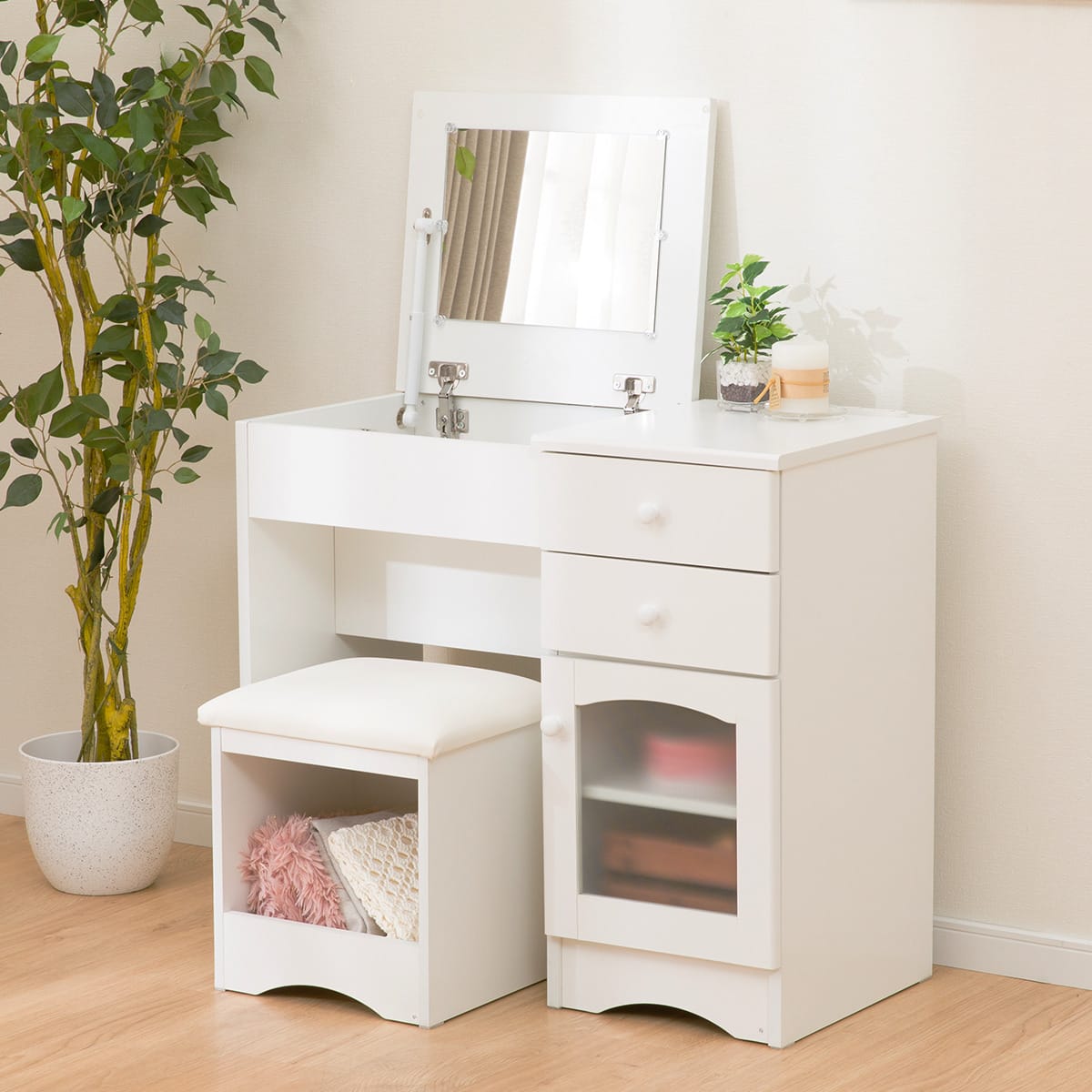 デスクドレッサー(DR011 WH) | ニトリネット【公式】 家具・インテリア通販