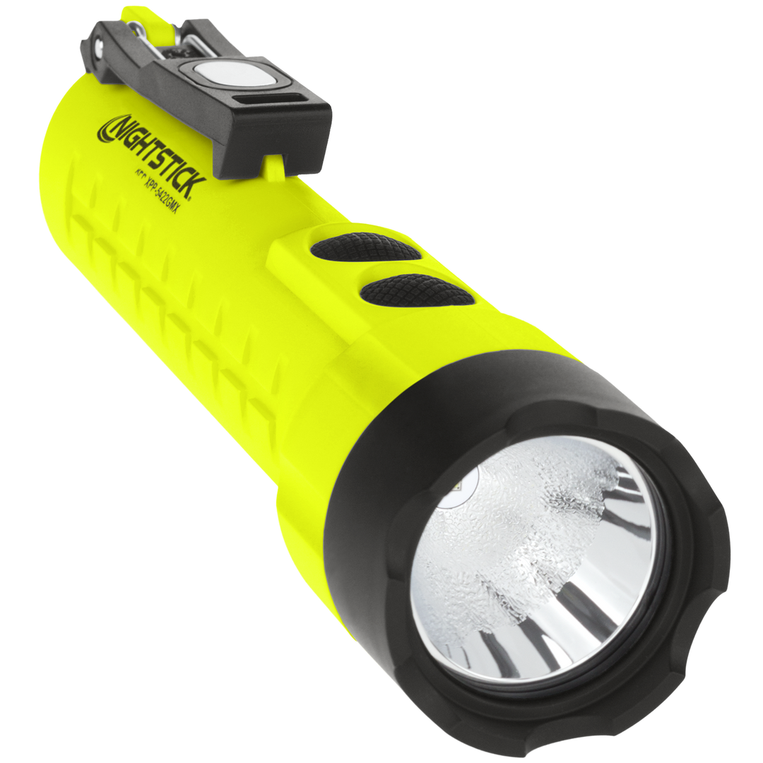 Intrinsically Safe Dual-Light Flashlight w/Dual Magnets