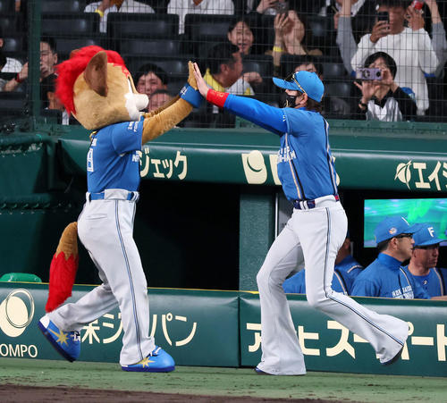 日本ハム】新庄監督、罰金覚悟で阪神ユニ姿「明日めっちゃ怒られます