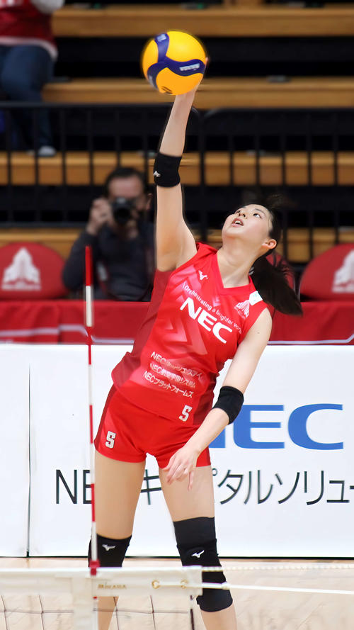 Vリーグ】NEC完勝で2位浮上、古賀紗理那＆山田二千華の代表コンビが