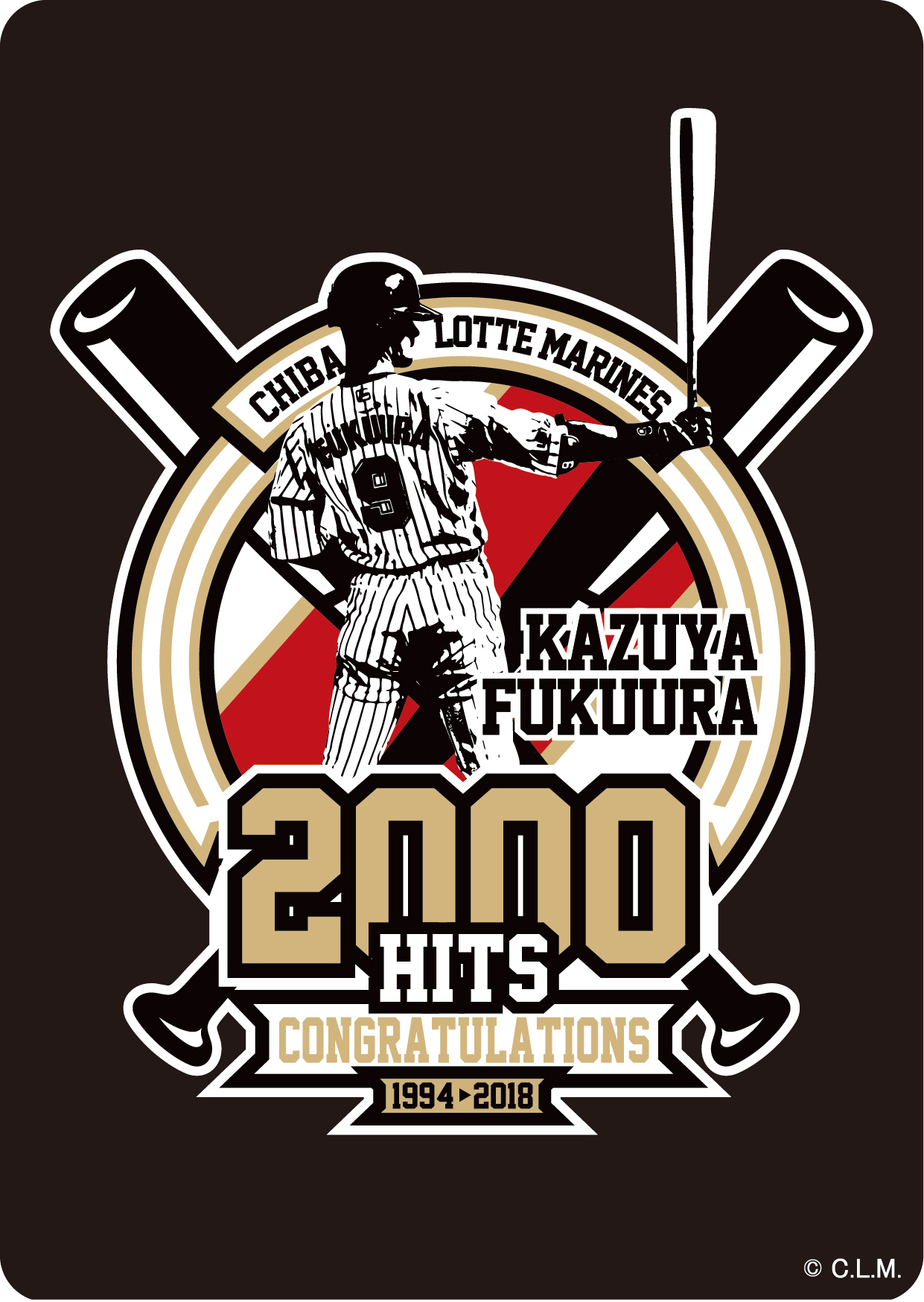 千葉ロッテマリーンズ福浦和也選手2000本安打達成記念」限定図書カード