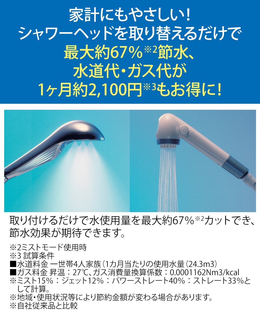 リファファインバブル S＜シャワーヘッド＞ 通販【ニッセン】