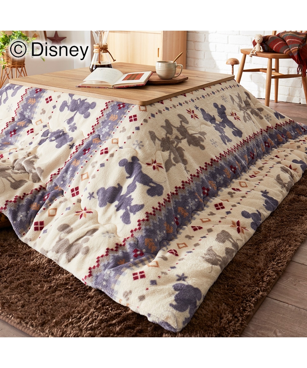 ディズニー/こたつ掛布団（ミッキー＆ミニー）フランネル 通販【ニッセン】