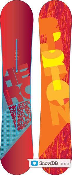 Snowboard Burton Restricted Hero 2010/2011 :: Snowboard and ski