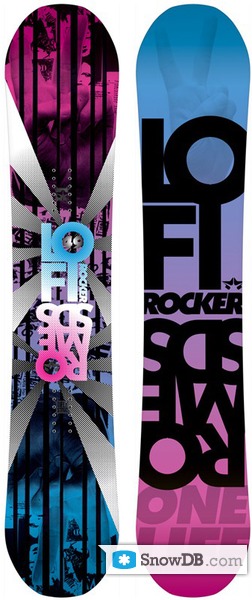 Snowboard Rome Lo-Fi Rocker 2010/2011 :: Snowboard and ski catalog