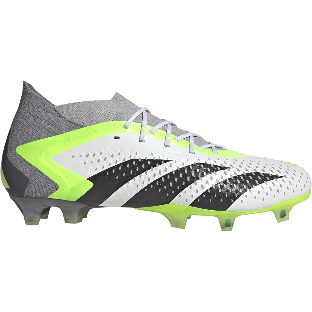 adidas Predator Accuracy.1 FG - white/black/lucid lemon | Soccer