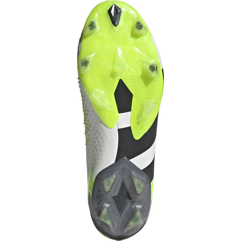 adidas Predator Accuracy.1 FG - white/black/lucid lemon | Soccer