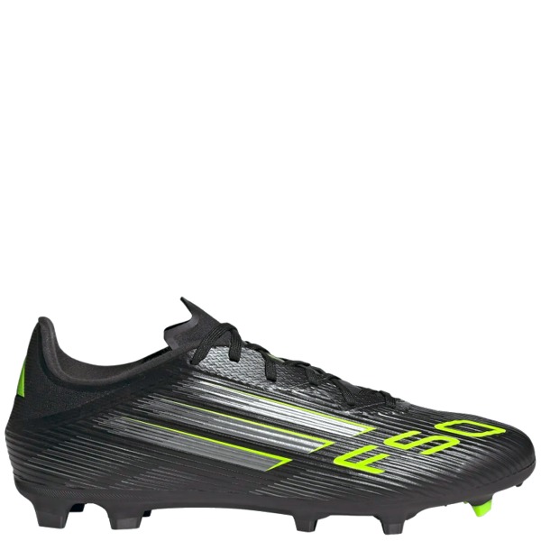 adidas F50 League FG/MG Black/Iron Metallic/Lucid Lemon Soccer
