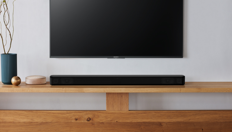 HT-S100F 特長 : デザイン | サウンドバー／ホームシアターシステム