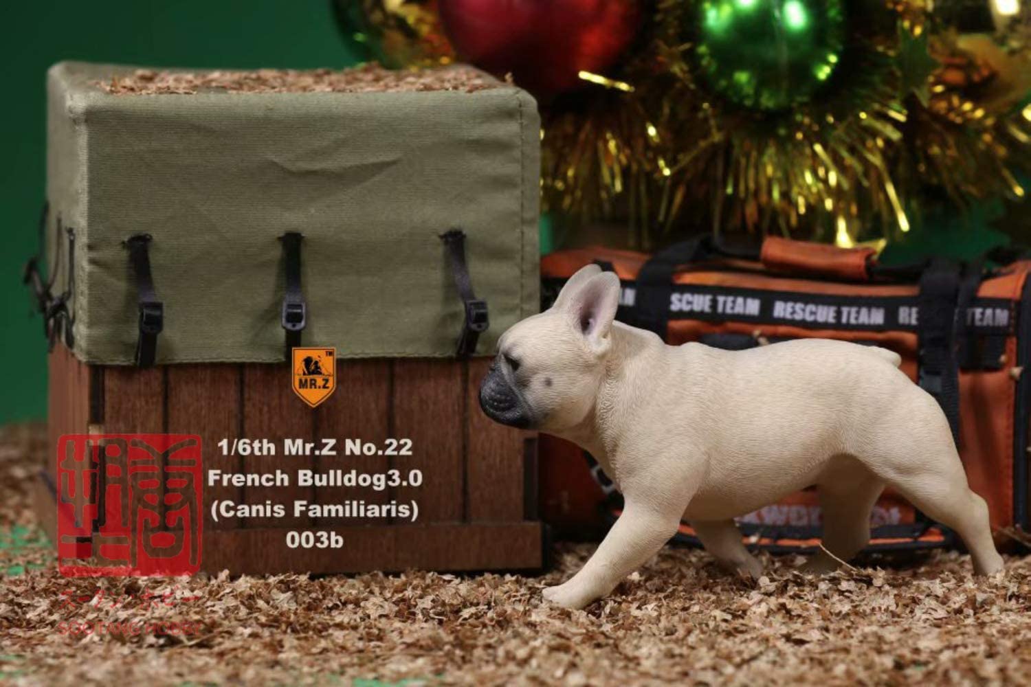 MR.Z 003 1/6 フレンチブルドッグ グレーホワイト フィギュア