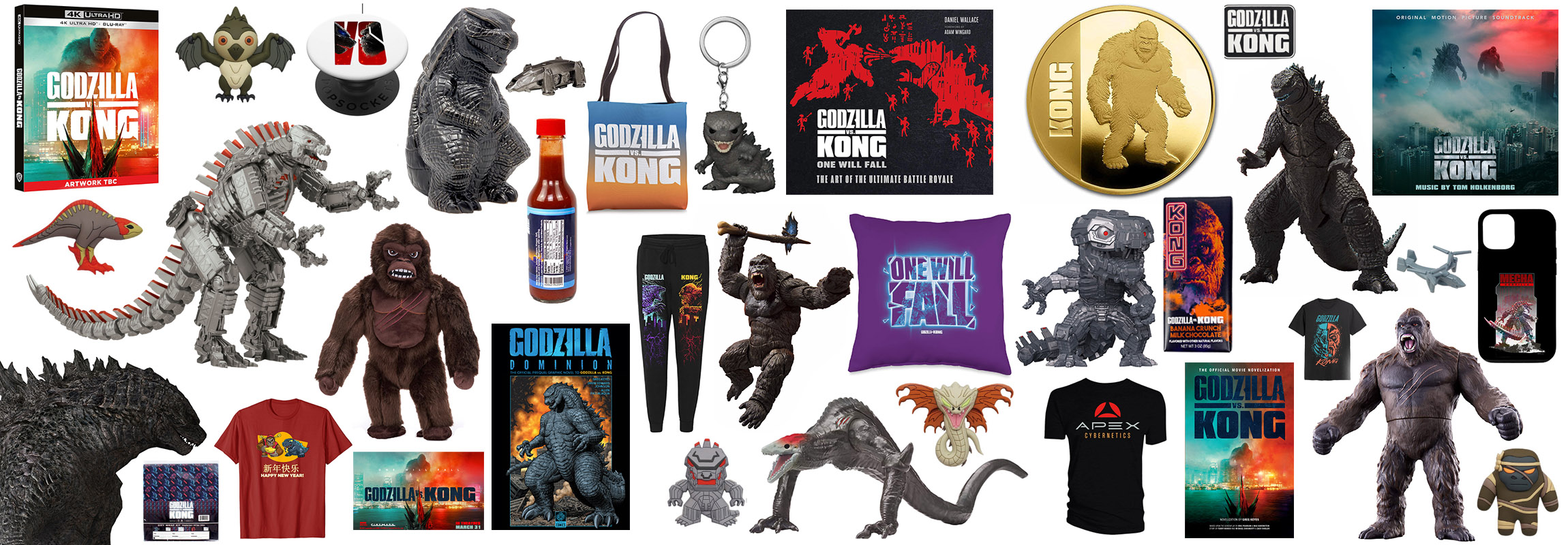 GODZILLA VS. KONG Licensed Product Guide | Godzilla - Toho | News