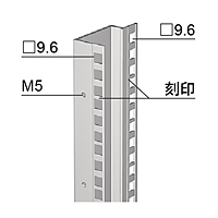 サーバーラック NBC シリーズ NBC-33U6090F2｜19インチラック｜摂津
