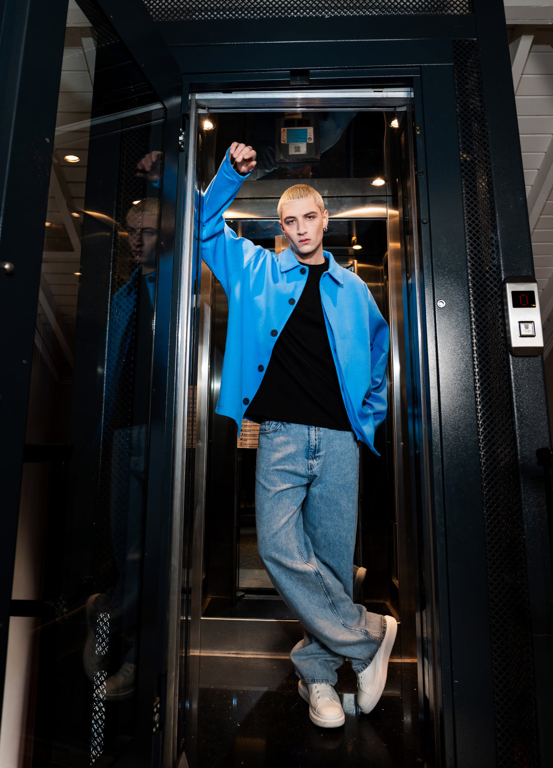 Unisex Mevsimlik Mavi Ceket Scops x Sevdrus Collab – SEVDRUS