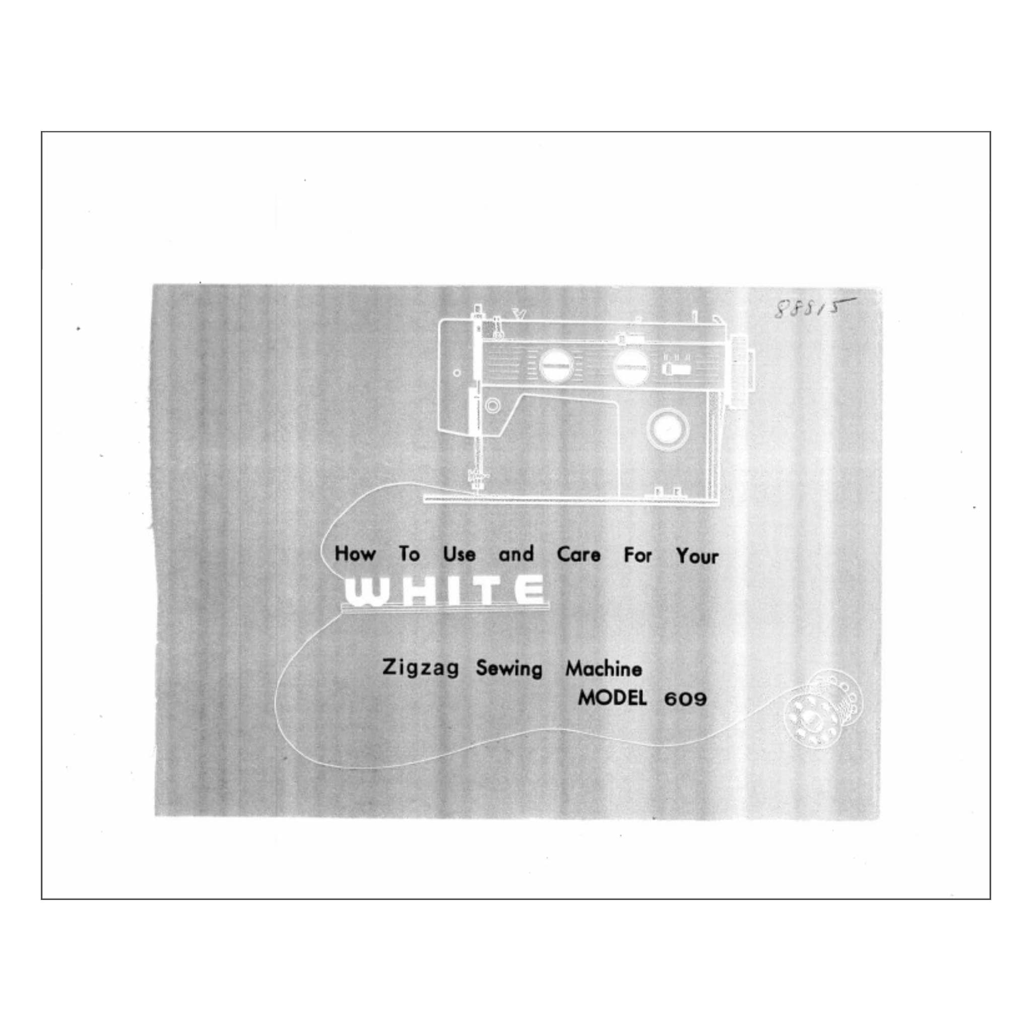 White 610 Instruction Manual