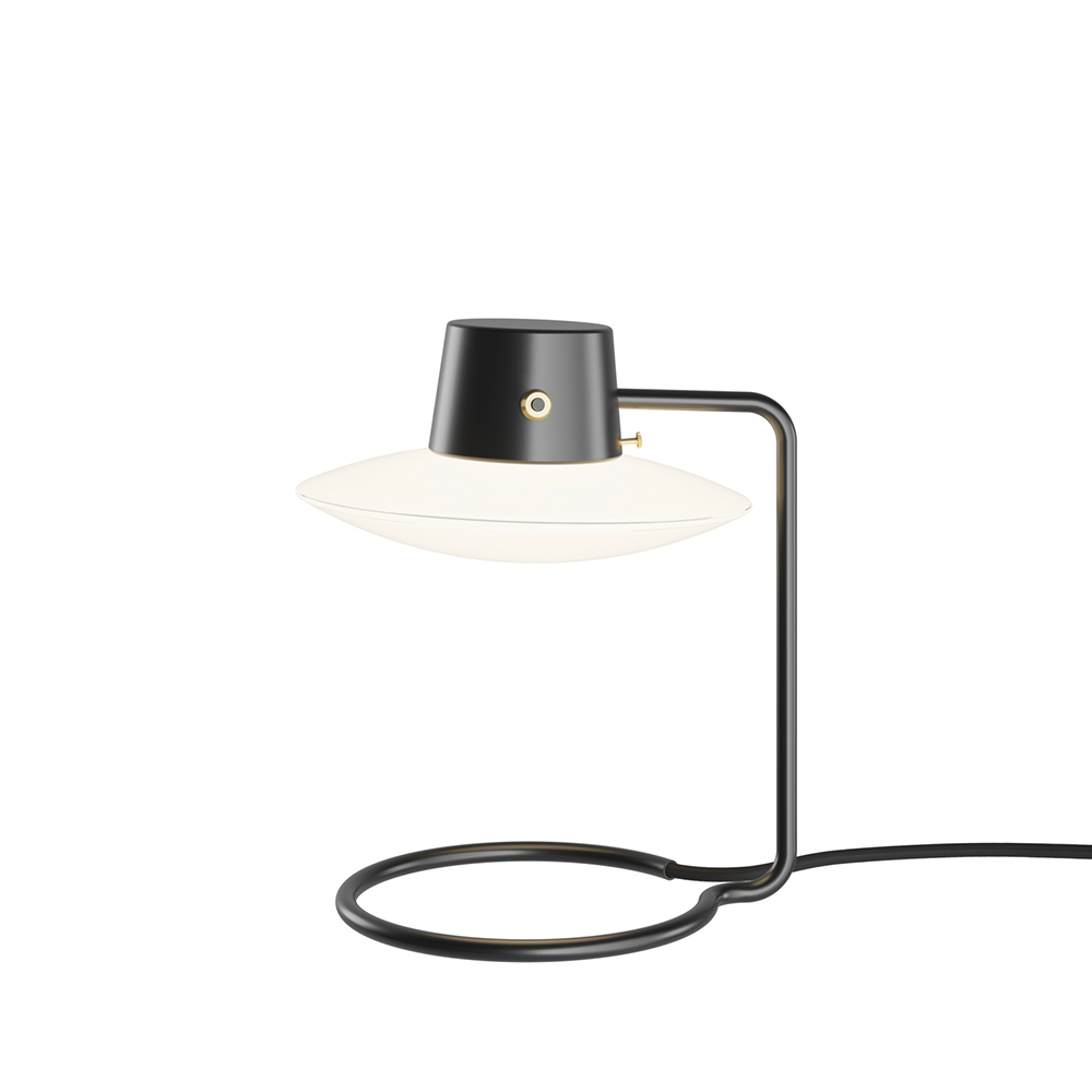 AJ オックスフォード テーブルランプ / ガラス・ブラック H28cmLouis