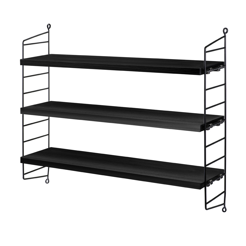 ストリングポケット ブラックステインドアッシュ×ブラック / 石膏