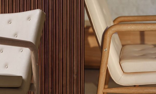 VLA77 フォイエ 2Pソファ / オーク材オイル仕上げ レザー sif 90Carl