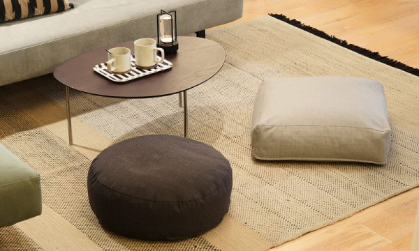 ソモウ クッションチェア ビーズクッション / スクエア50cmFIBER ART