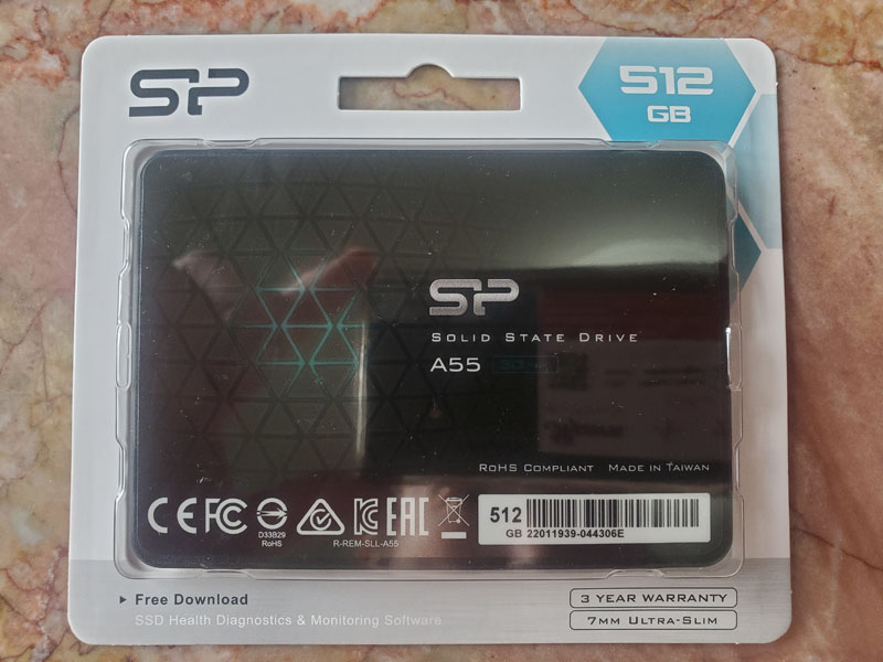 Dellのノートパソコン Vostro15 3558 の HDD が逝ったので SSD に換装