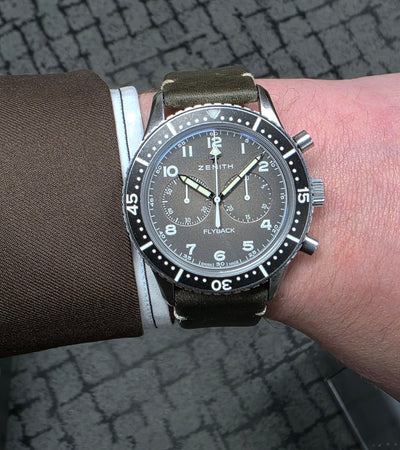 Zenith Pilot Cronometro Tipo Cp-2 Flyback 11.2240.405/21.C773 (Pre