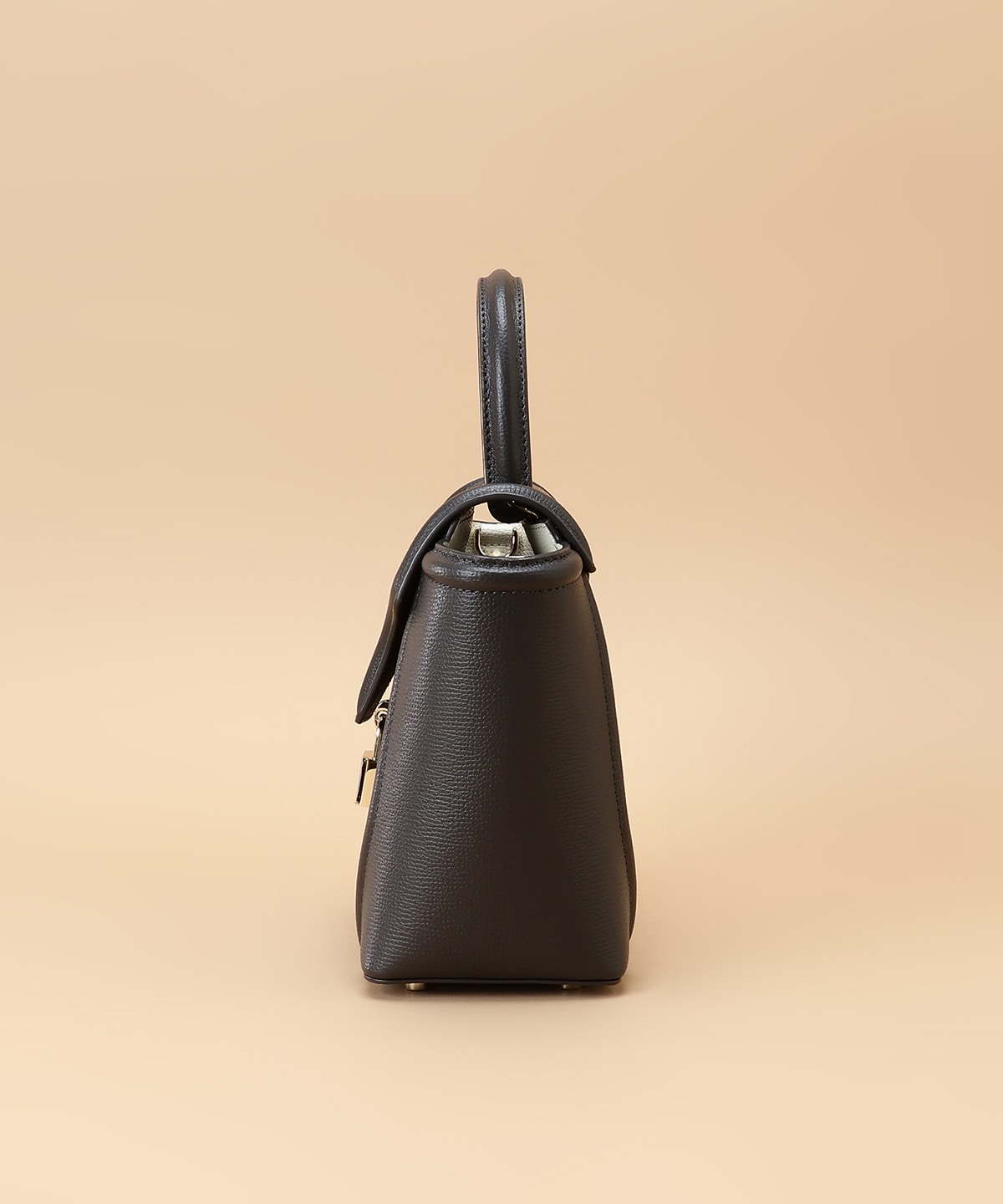 カッティングデザイン ワンハンドルバッグ(FREE ダークグレー