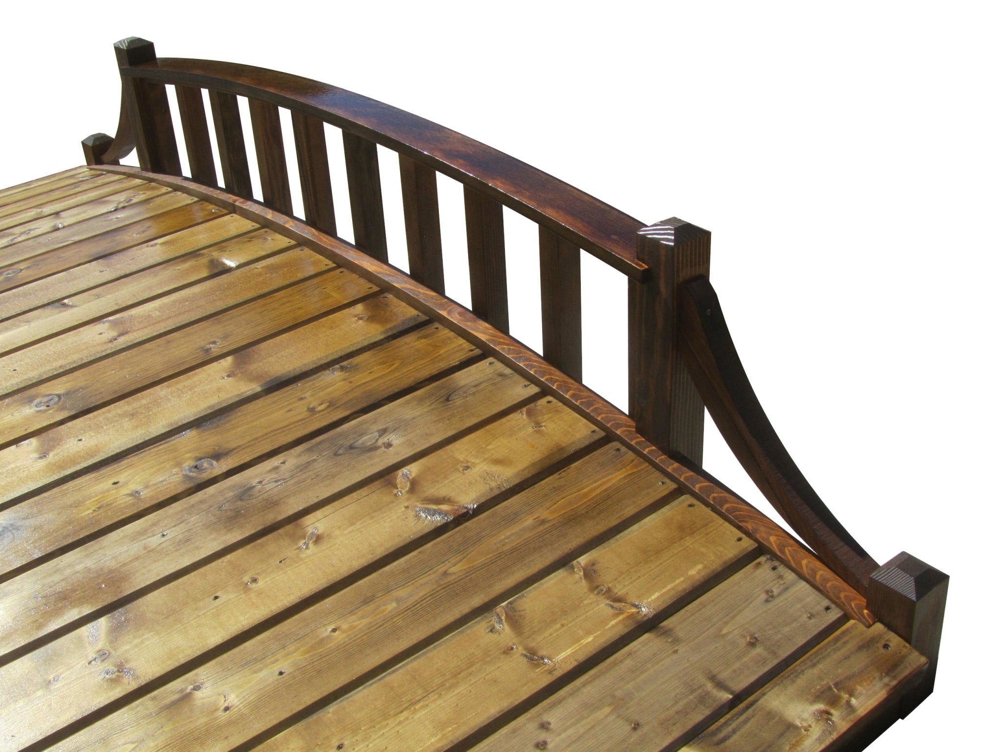 Backyard Bridge Over Creek 8 ft French Country Corbels