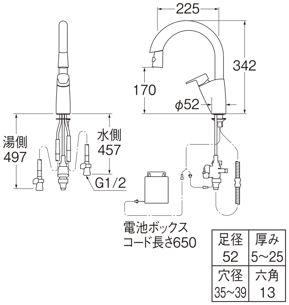 シングル混合栓（センサー式） | 商品のご案内 | SANEI｜デザイン性に